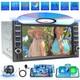 Apple/android Carplay Gps Radio Double 2din Car Stereo 6.2 Cd Dvd Player+camera