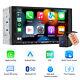 Apple Carplay 7 Double 2din Car Stereo Radio Android Auto Touch Screen + Camera