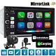 Apple Carplay Double Din 7 Car Stereo Android Auto Radio Bluetooth Dvd Player