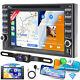 Apple Carplay Gps Car Stereo Touch Screen Bluetooth Radio Double 2din Dvd Player