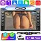 Apple Carplay Gps Car Stereo Cd Dvd Player 6.2 Double Din Touch Screen Bt Radio
