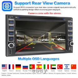 Apple Carplay GPS Car Stereo CD DVD Player 6.2 Double Din Touch Screen BT Radio