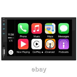 Automodz Apple CarPlay Double Din Car Stereo, 7 Inch Display with Bluetooth, GPS