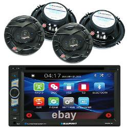 BLAUPUNKT SAN JOSE 120 CAR 2 DIN 6.2 DVD BLUETOOTH RADIO + 4x SPEAKERS 6.5