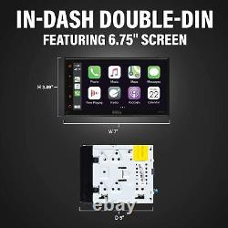 BOSS 6.75 Touchscreen Carplay Android Auto Radio Bluetooth/USB/MP3 Rear Camera
