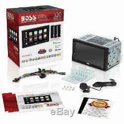 BOSS Audio BVCP9685A Car Stereo with Apple CarPlay, Android Auto Double Din