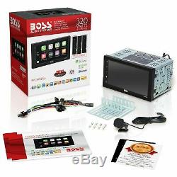 BOSS Audio Double Din BVCP9685A Car Stereo with Apple CarPlay Android Auto