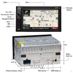 BOSS Audio Systems BV9386NV Car GPS Navigation Double Din, Bluetooth Audio and