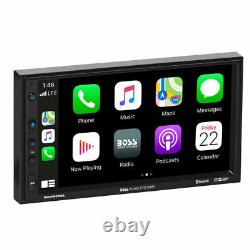 BOSS Double 2Din Car Stereo Radio Apple/Android Car Play BT 7 Touch Screen Auto