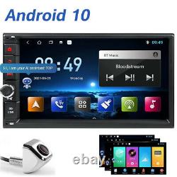 Back up Camera+ 7 Car Stereo Radio Android 10 Double 2DIN Touch Screen GPS Wifi