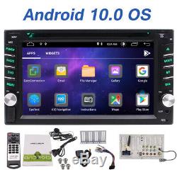 Backup Camera+Android 10.0 Q 2GB GPS Nav Double 2 Din Car Stereo Radio USB/SD