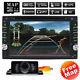Backup Camera+gps Double 2 Din Car Stereo Radio Cd Dvd Player Bluetooth With Map