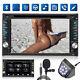 Backup Camera+map+gps 6.2'' Double 2din Car Stereo Radio Cd Dvd Player Bluetooth