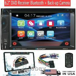 Blaupunkt Car Audio Double Din 6.2 Touchscreen DVD Bluetooth + Rear Camera XV30