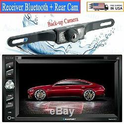 Blaupunkt Car Audio Double Din 6.2 Touchscreen DVD Bluetooth + Rear Camera Xv95