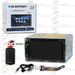 Blaupunkt Car Audio Double Din 6.2 Touchscreen LCD DVD CD Mp3 Bluetooth Stereo