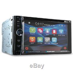 Blaupunkt Car Audio Double Din 6.2 Touchscreen LCD DVD CD Mp3 Bluetooth Stereo