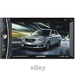 Blaupunkt Car Audio Double Din 6.2 Touchscreen LCD DVD CD Mp3 Bluetooth Stereo