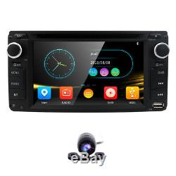 Bluetooth Radio For Toyota Double 2Din In-Dash GPS Car DVD Player RDS Capacitive