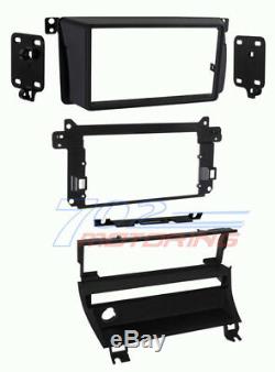 Bmw E46 Double Din Car Stereo Radio Installation Dash Kit Bezel + A/c Relocation