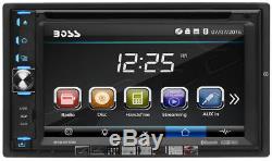 Boss BV9371BD Double DIN Bluetooth DVD Car Stereo with Removable 6.2 Touchscreen