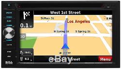 Boss BV960NV Double DIN Bluetooth DVD GPS Navigation Car Stereo 6.2 Touchscreen