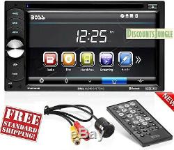 Boss BVB9351RC Double Din Car DVD/CD/USB/Bluetooth Receiver 6.2 WithBackup Camera