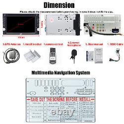 CAEMRA+Double 2Din 6.2 Car Stereo DVD GPS Head Unit In Dash Touch Radio