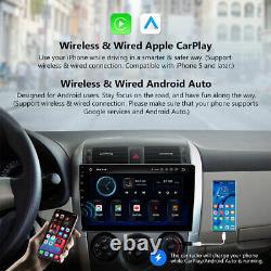 CAM+10.1Apple Carplay Android Auto 11 Double DIN Car Radio Stereo Head Unit GPS