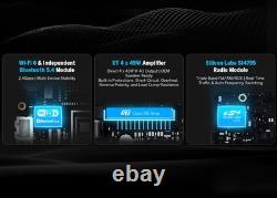 CAM+7 IPS Double 2 Din Car Stereo Radio CarPlay Android 13 GPS Sat Navi WiFi BT