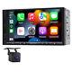 Cam+7 Qled Touch Screen Car Stereo Double 2 Din Dash Android Auto Apple Carplay