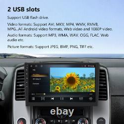 CAM+DVR+ 10.1 Car Head Unit Double Din Android 10 8Core GPS Radio Apple Carplay