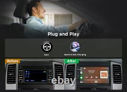 CAM+DVR+7IN Double 2Din In Dash Car Stereo with Carplay Android Auto 13 Bluetooth