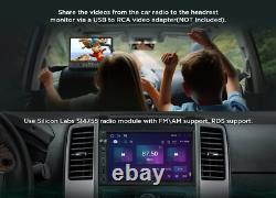 CAM+DVR+7IN Double 2Din In Dash Car Stereo with Carplay Android Auto 13 Bluetooth