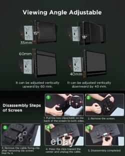 CAM+DVR+OBD+Android 10.1 Double Din Car Stereo CarPlay Radio GPS WiFi IPS Touch
