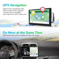 CAM+DVR+OBD+Android 13 10 8-Core Double Din Car Stereo CarPlay Radio GPS 4G LTE