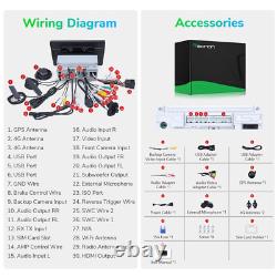 CAM+DVR+OBD+Android 13 10 8-Core Double Din Car Stereo CarPlay Radio GPS 4G LTE