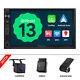 Cam+dvr+obd+ Android 13 Double Din 7 Car Stereo Carplay Radio Gps No Dvd Player