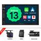 Cam+dvr+obd+android 13 Double Din 7 Car Stereo Carplay Radio Gps Sat Nav No Dvd
