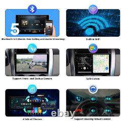 CAM+Double 2DIN 10.1 Rotatable Car Stereo Radio Android 10 Touch Screen GPS DSP