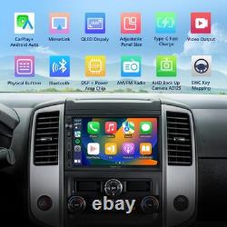 CAM+Double 2 DIN 7 Touch Screen Android Auto CarPlay Car Stereo Radio Bluetooth