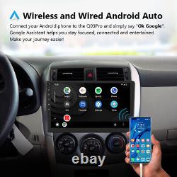 CAM+Double DIN Rotatable 10.1 IPS Android Auto Car Stereo Radio GPS CarPlay DSP