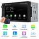 Cam+double Din In Dash Car Play Stereo Android Auto Carplay 7 Qled Gps Navi Dsp