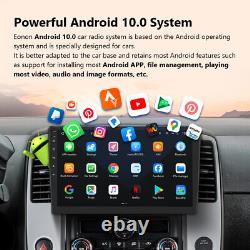 CAM+Eonon 8-Core 10.1 Car Stereo Double Din GPS Navigation Android CarPlay WiFi