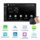 Cam+eonon Carplay Android Auto 7 Qled Double 2 Din Car Stereo Radio Dsp Usb Rds