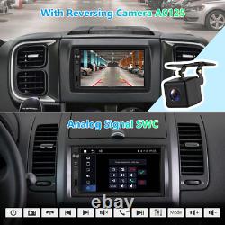 CAM+In Dash 7 QLED Double Din Car Stereo CarPlay Android Auto Radio GPS Nav DSP