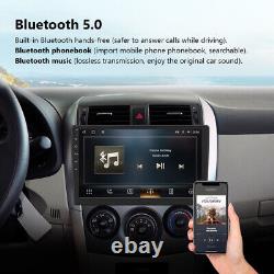CAM+OBD2+CarPlay Android Auto 10 Double Din 10.1 Car Stereo GPS Navi Radio WiFi