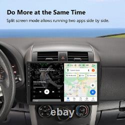 CAM+OBD2+CarPlay Android Auto 10 Double Din 10.1 Car Stereo GPS Navi Radio WiFi