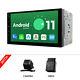 Cam+obd+double 2din 7 Android Auto 11 Ips Touch Screen Car Play Gps Navi Stereo