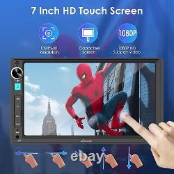 CARPURIDE NEW 7 Inch Double Din Car Stereo Wireless Apple Carplay Android Auto